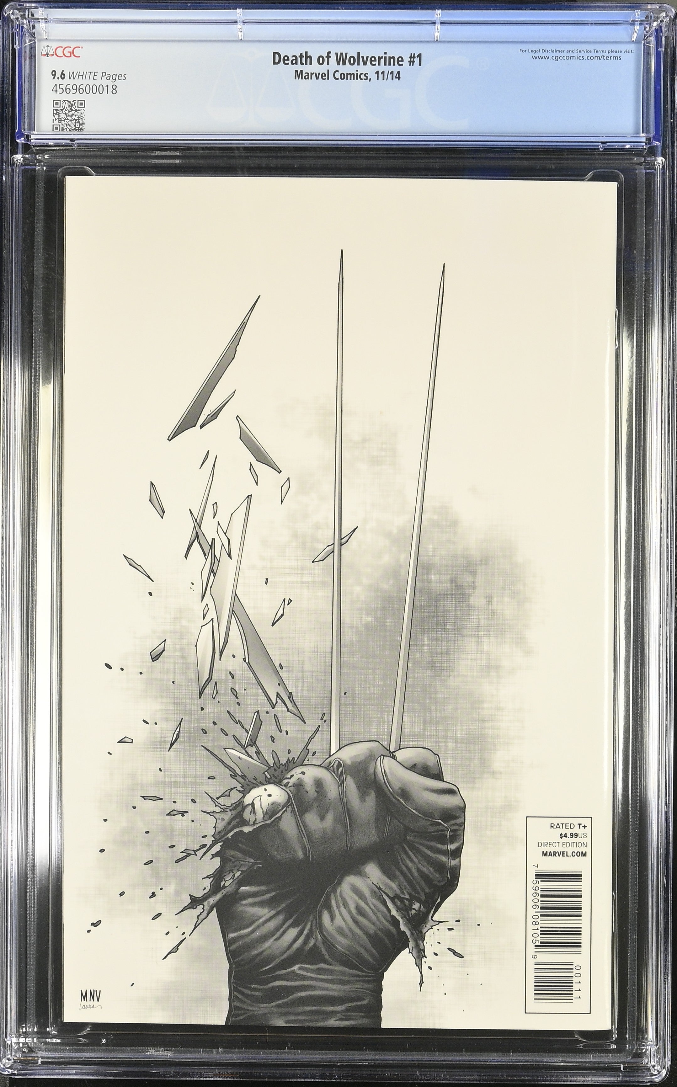 Death of Wolverine #1 (11/14) Graded CGC 9.6