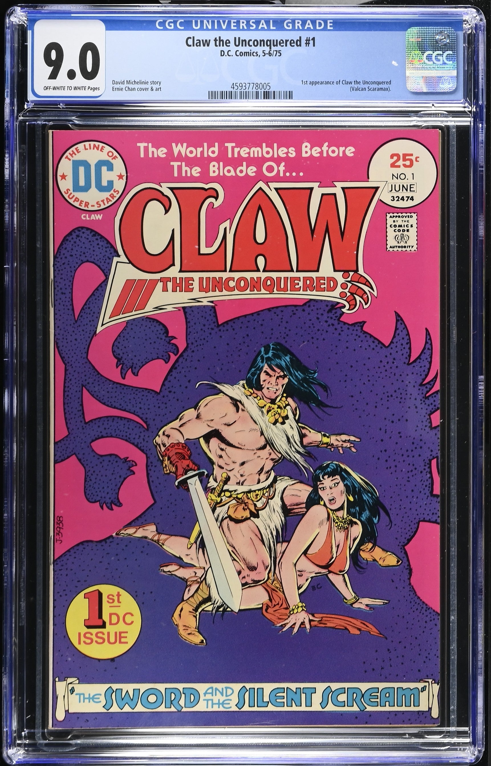 Claw the Unconquered #1 (5-6/75) Graded CGC 9