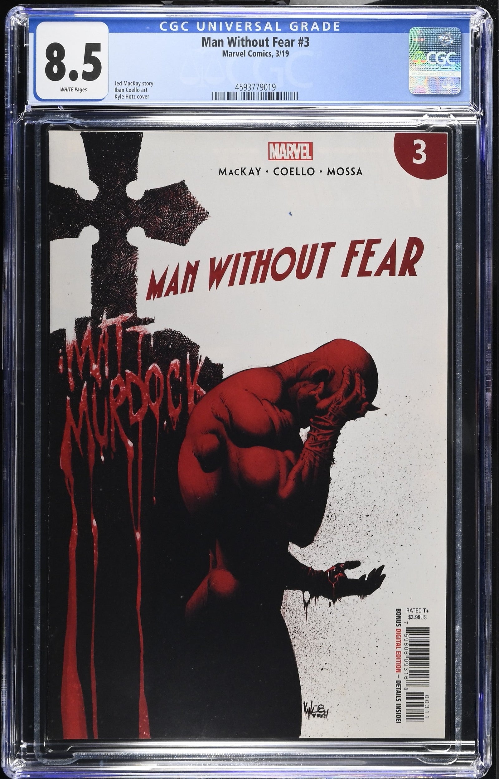 Man Without Fear #3 (3/19) Graded CGC 8.5
