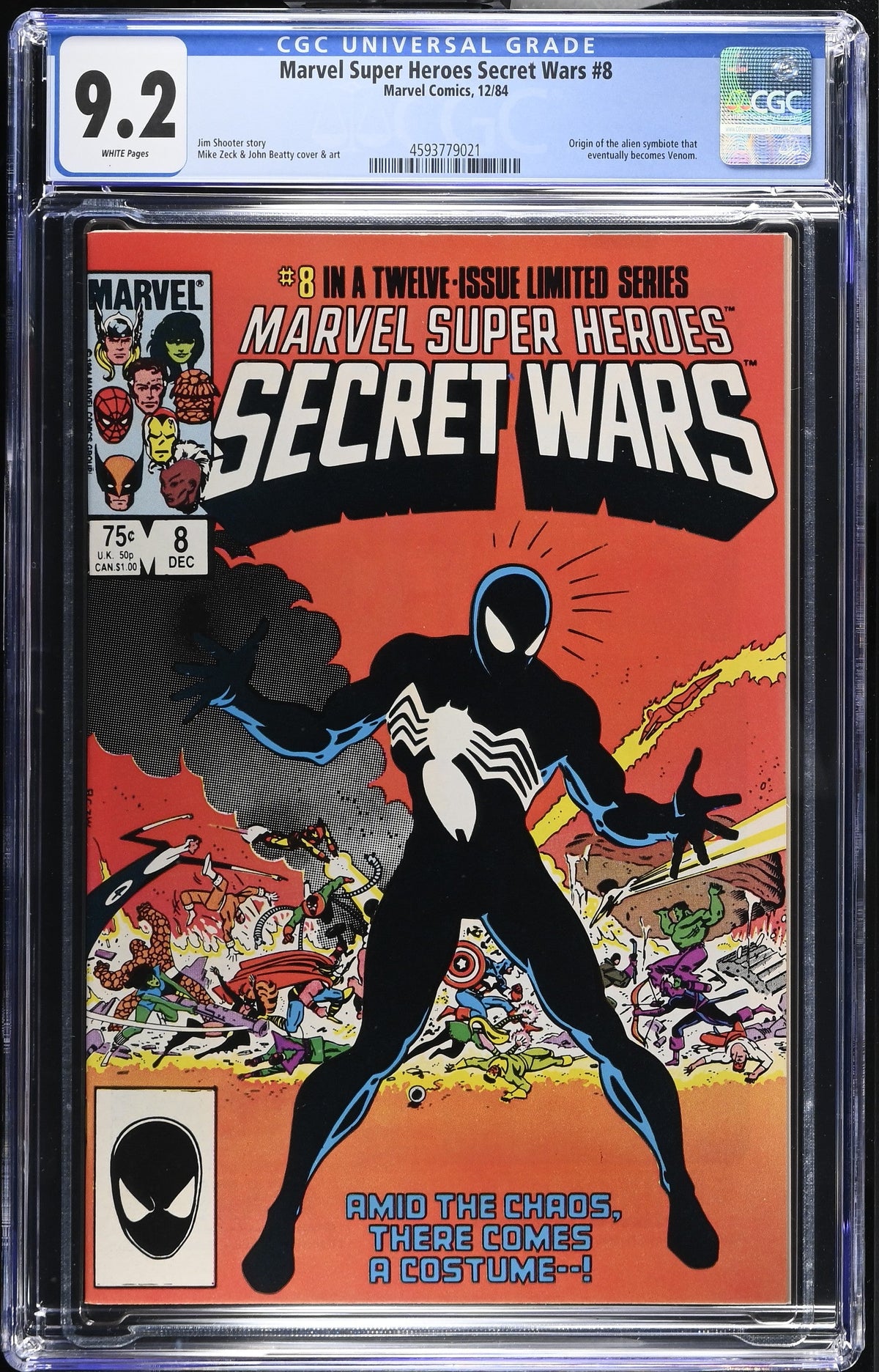 Marvel Super Heroes Secret Wars #8 (12/84) Graded CGC 9.2