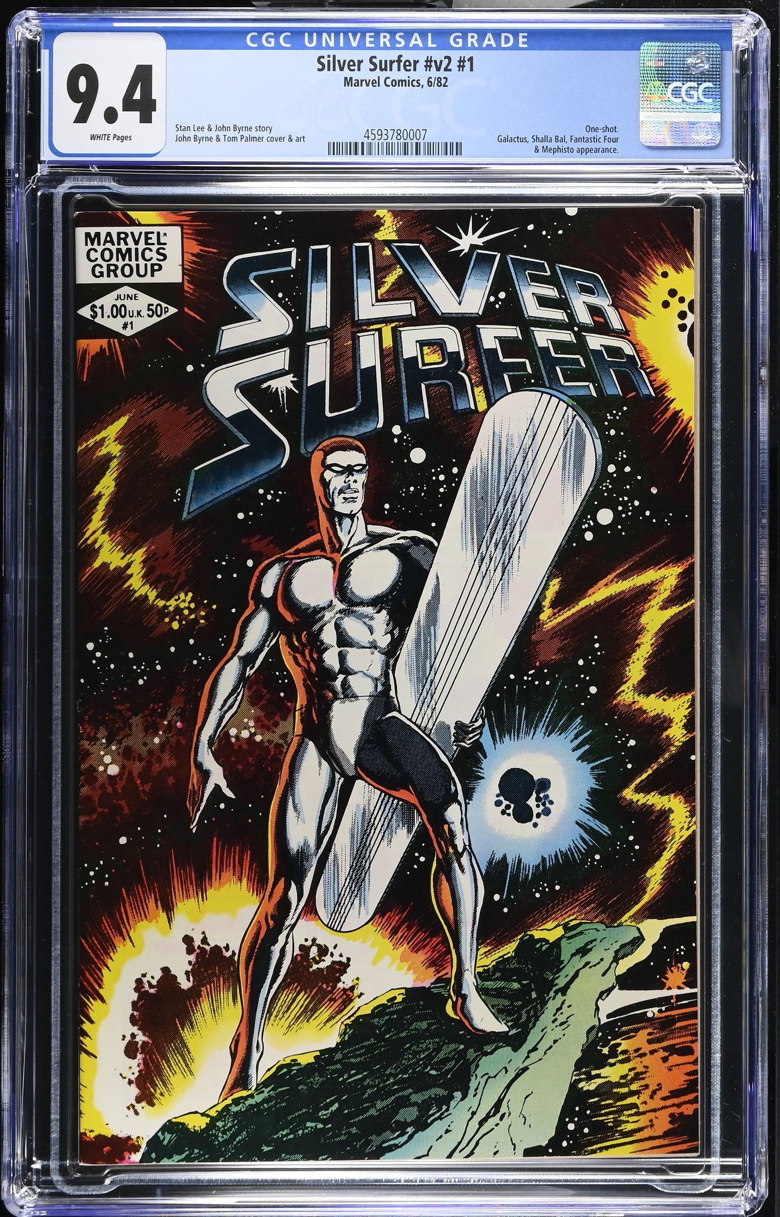 Silver Surfer #v2 #1 (6/82) Graded CGC 9.4