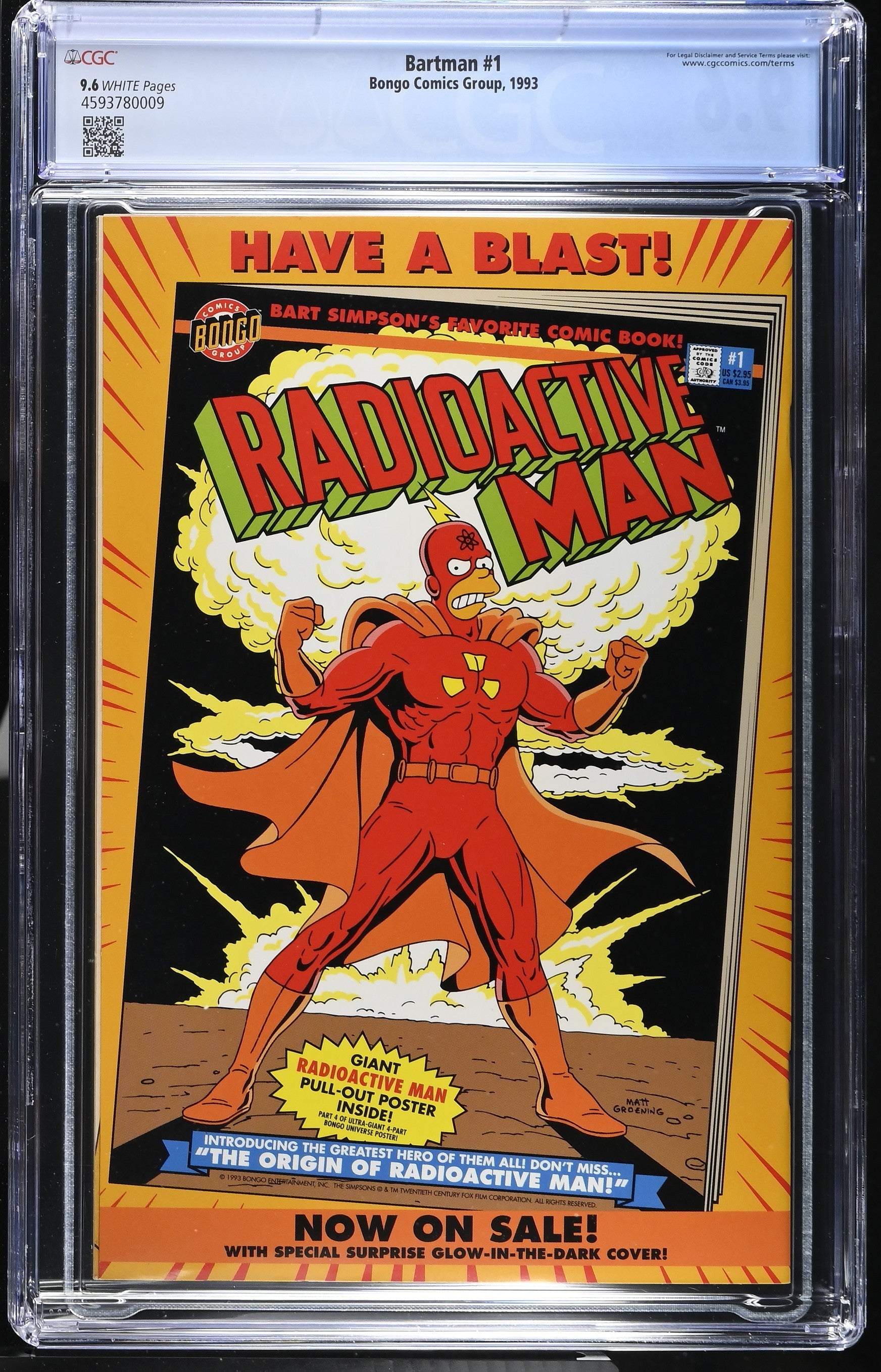 Bartman #1 (1993) Graded CGC 9.6