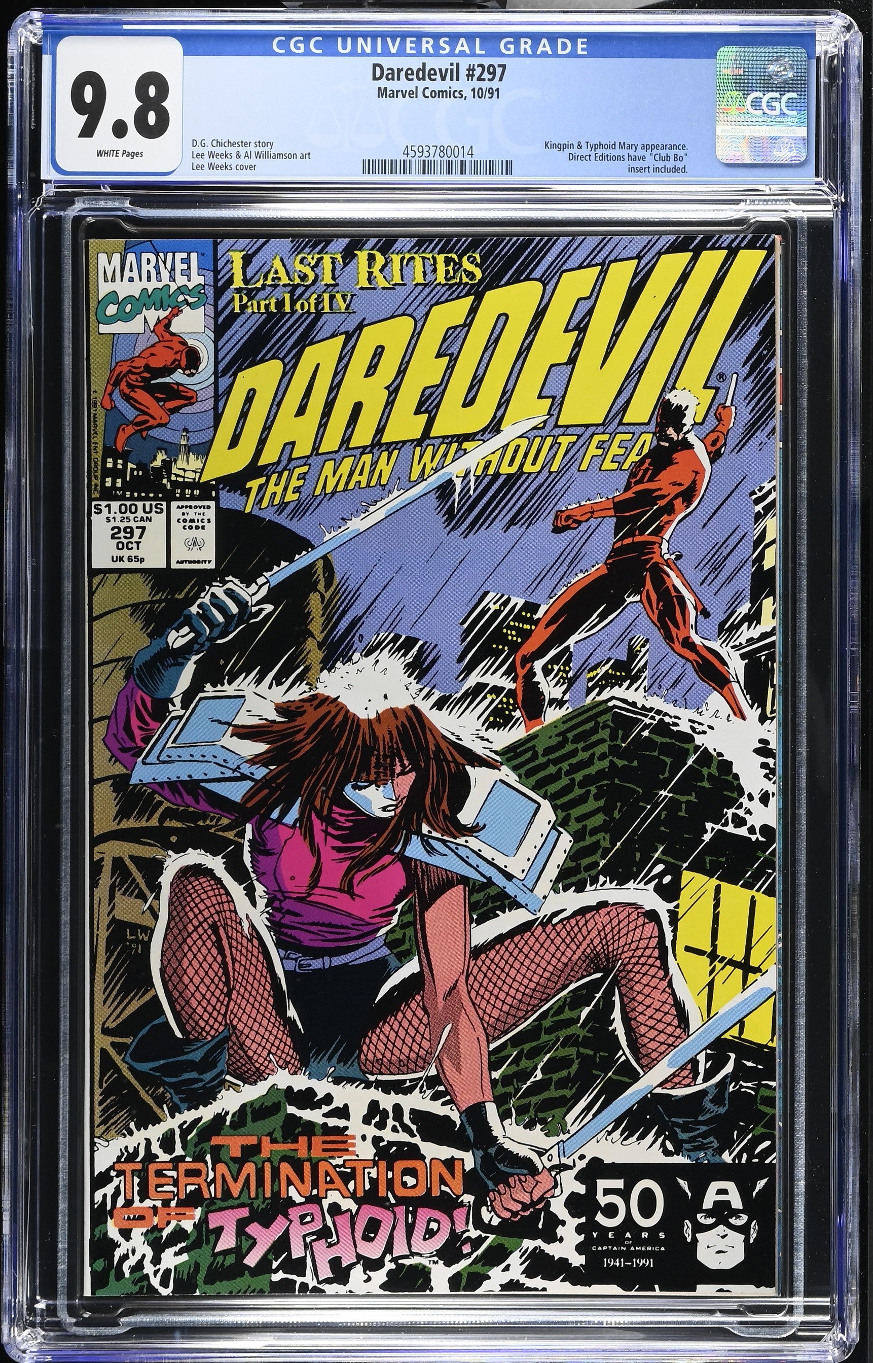 Daredevil #297 (10/91) Graded CGC 9.8