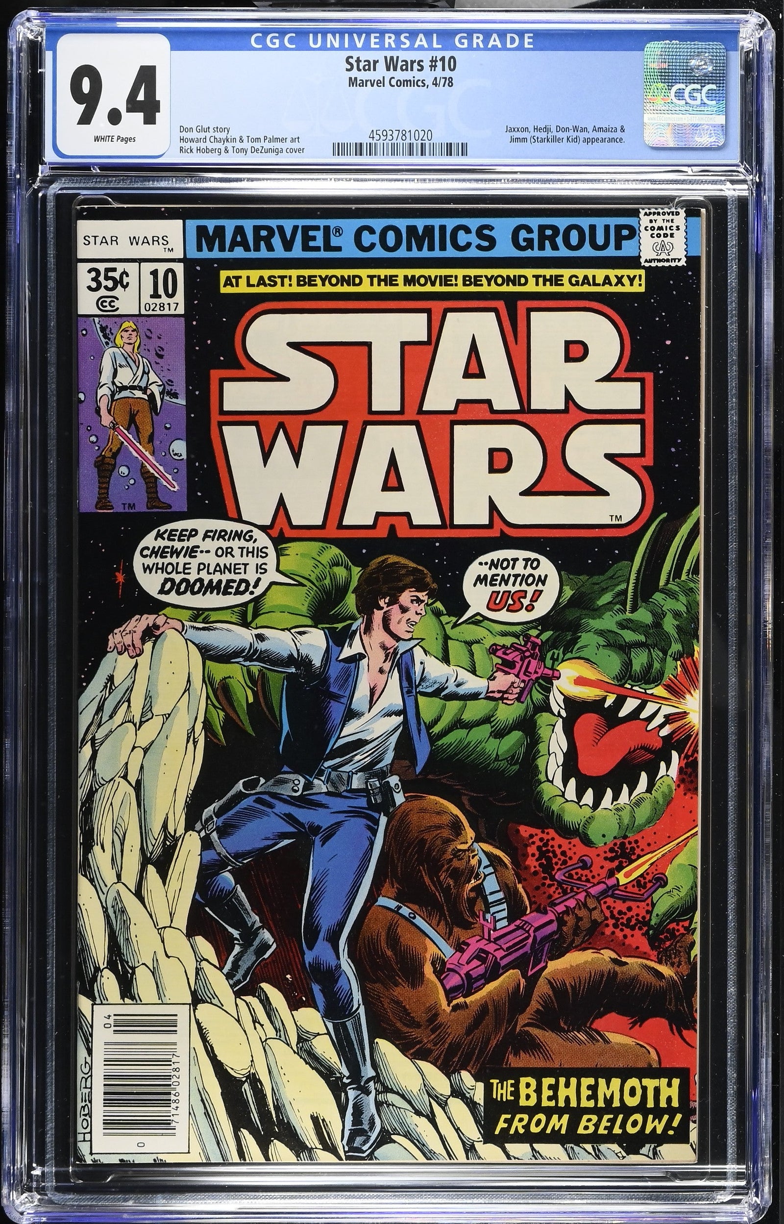 Star Wars #10 (4/78) Graded CGC 9.4