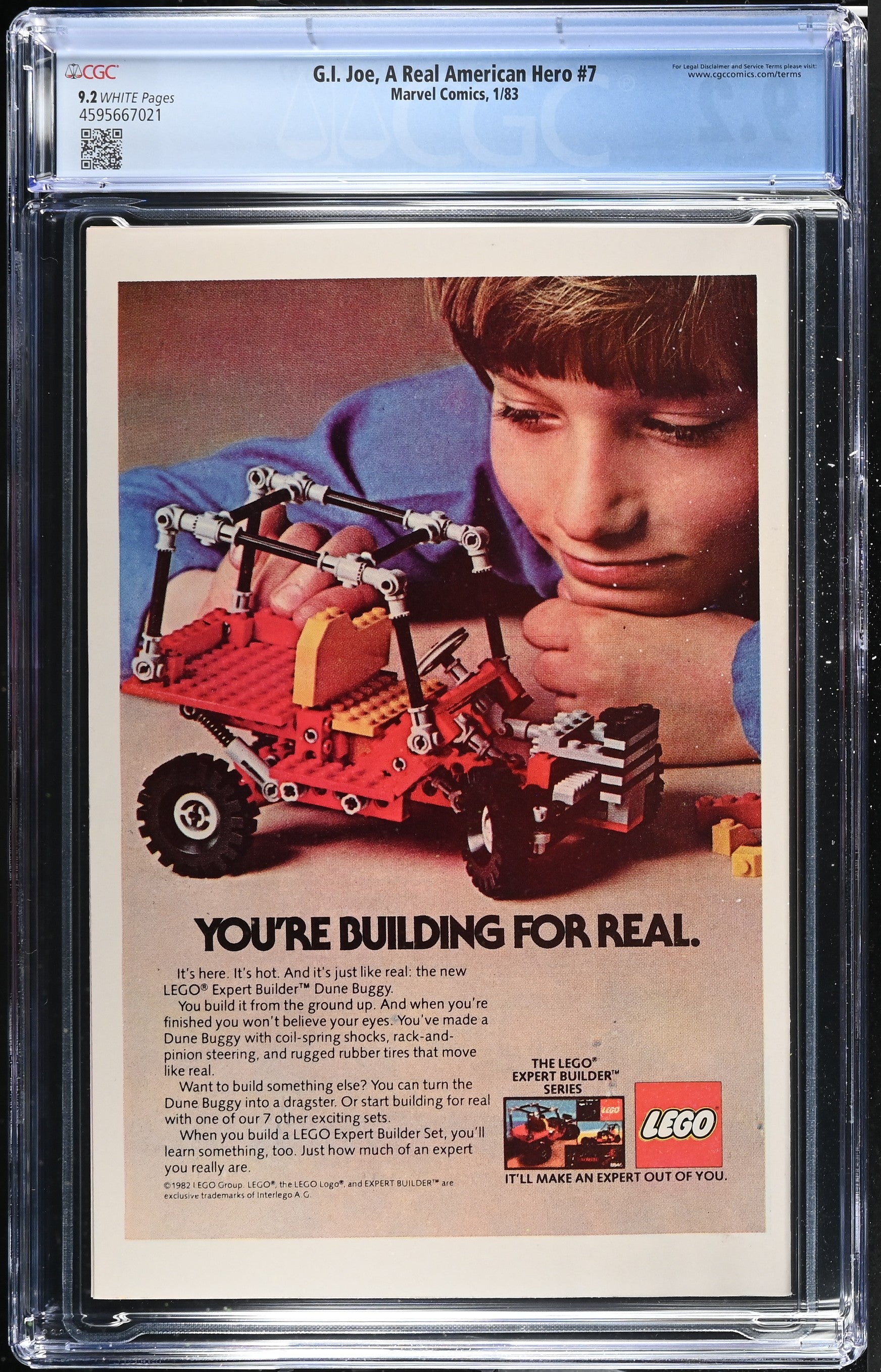 G.I. Joe, A Real American Hero #7 (1/83) Graded CGC 9.2