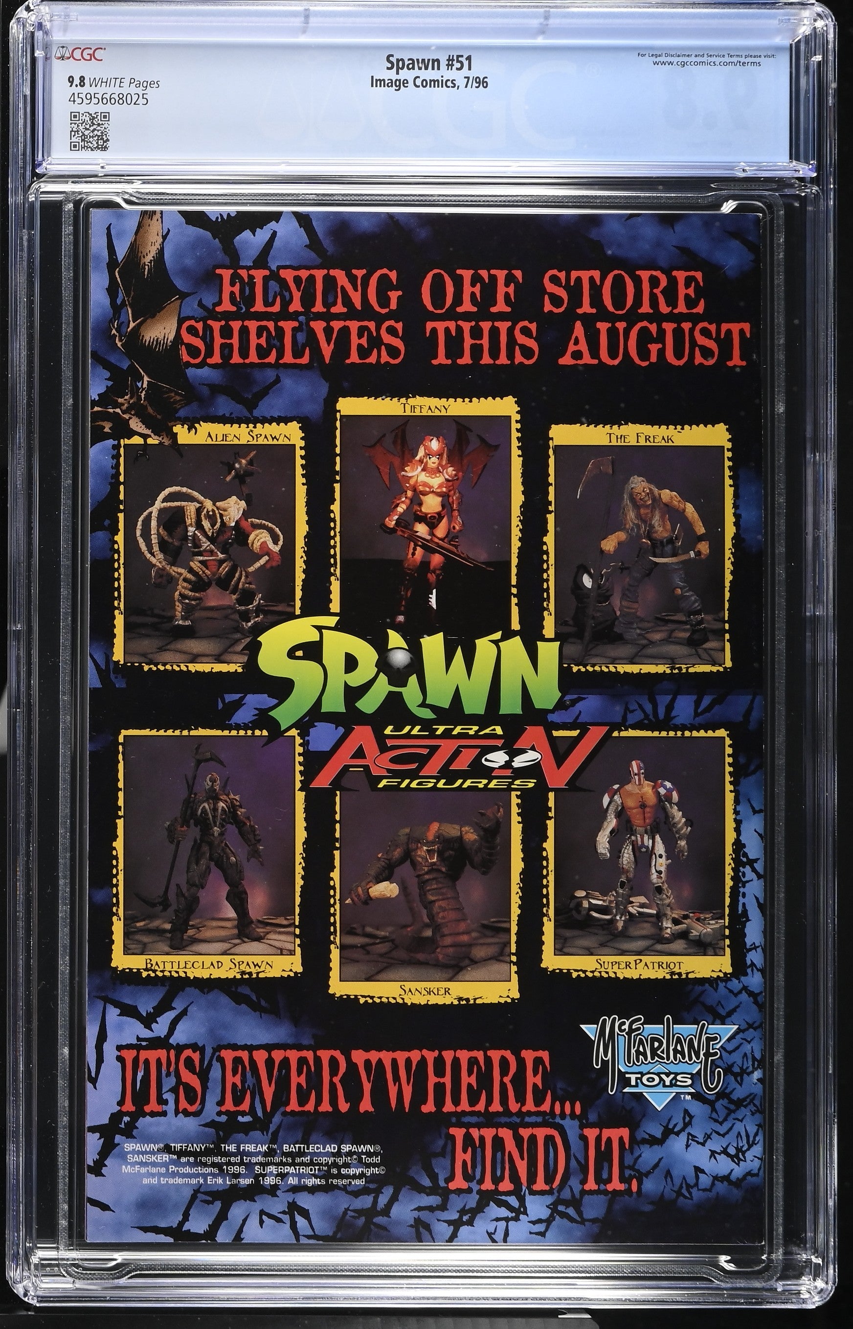 Spawn #51 (7/96) Graded CGC 9.8