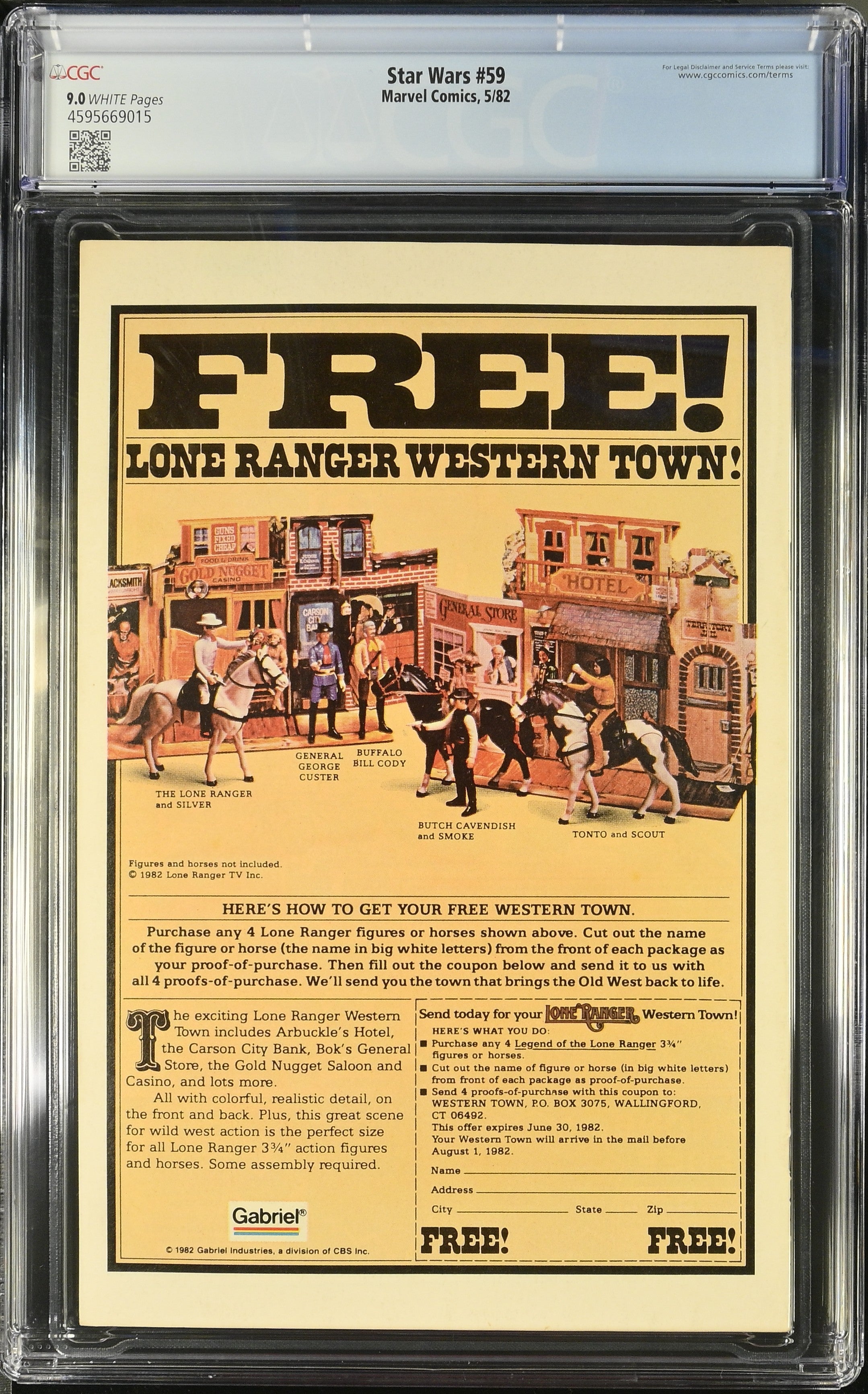 Star Wars #59 (5/82) Graded CGC 9