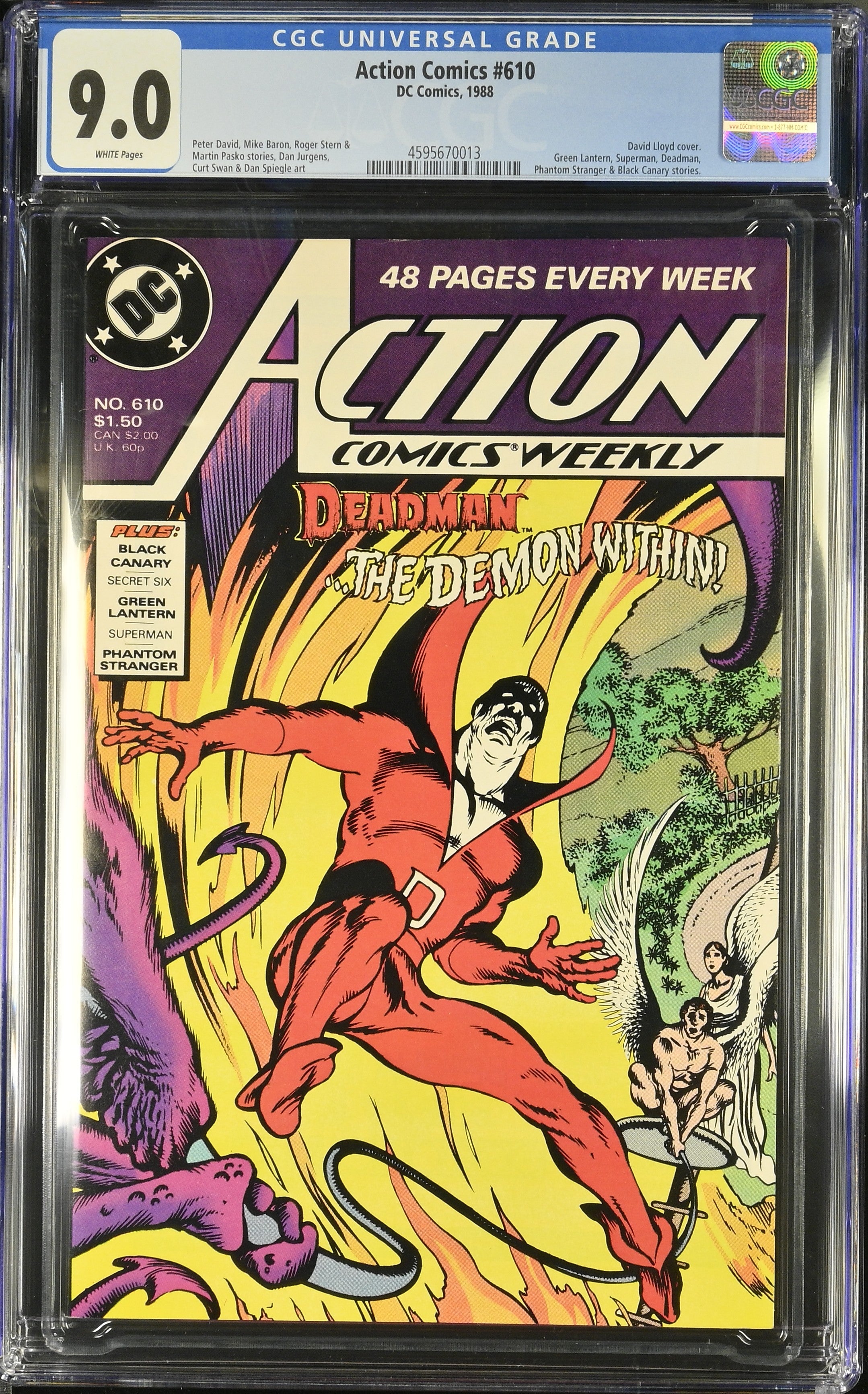 Action Comics #610 (1988) Graded CGC 9