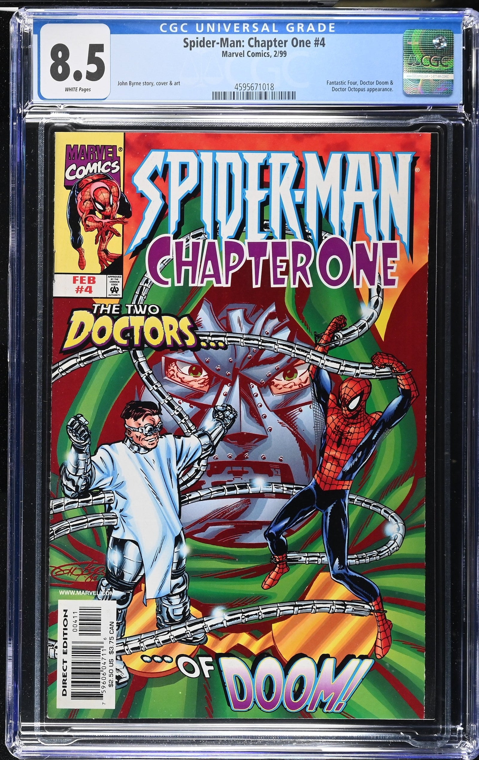 Spider-Man: Chapter One #4 (2/99) Graded CGC 8.5