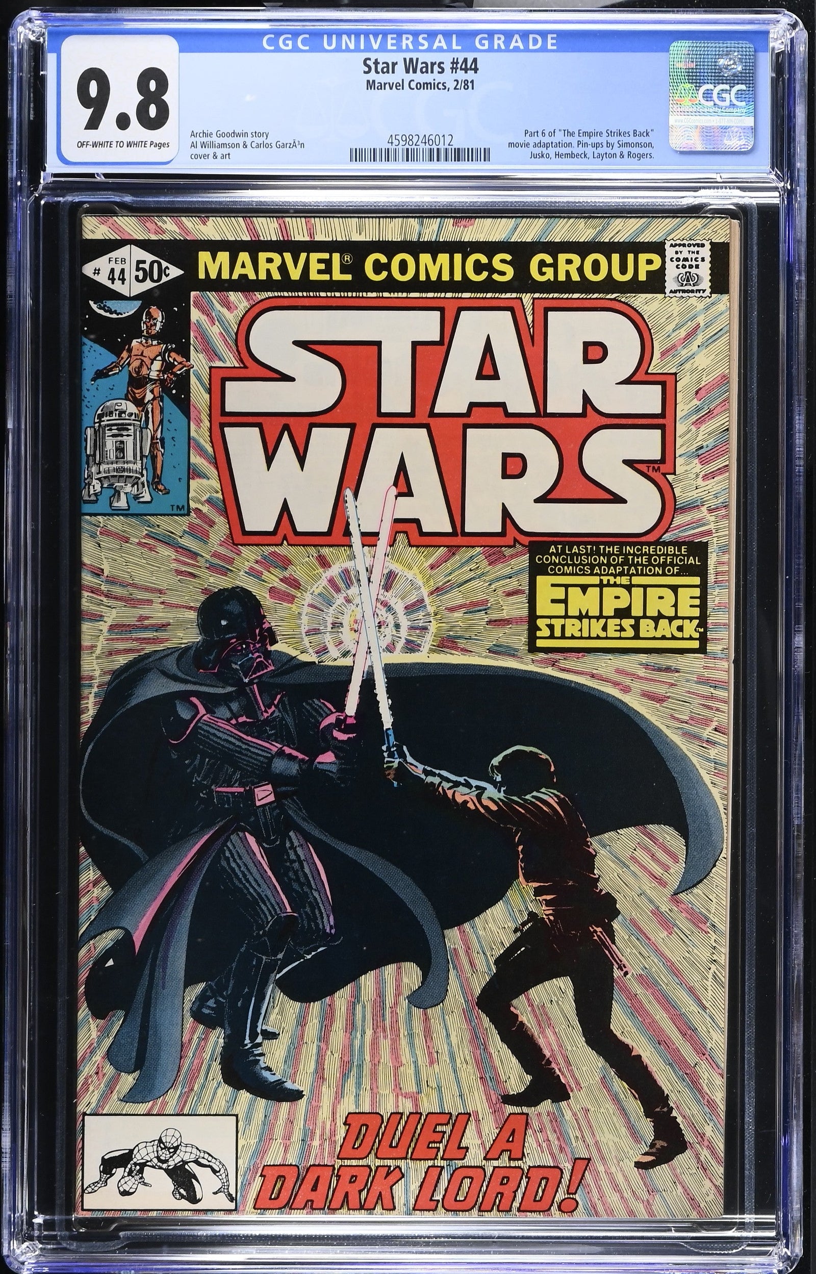Star Wars #44 (2/81) Graded CGC 9.8