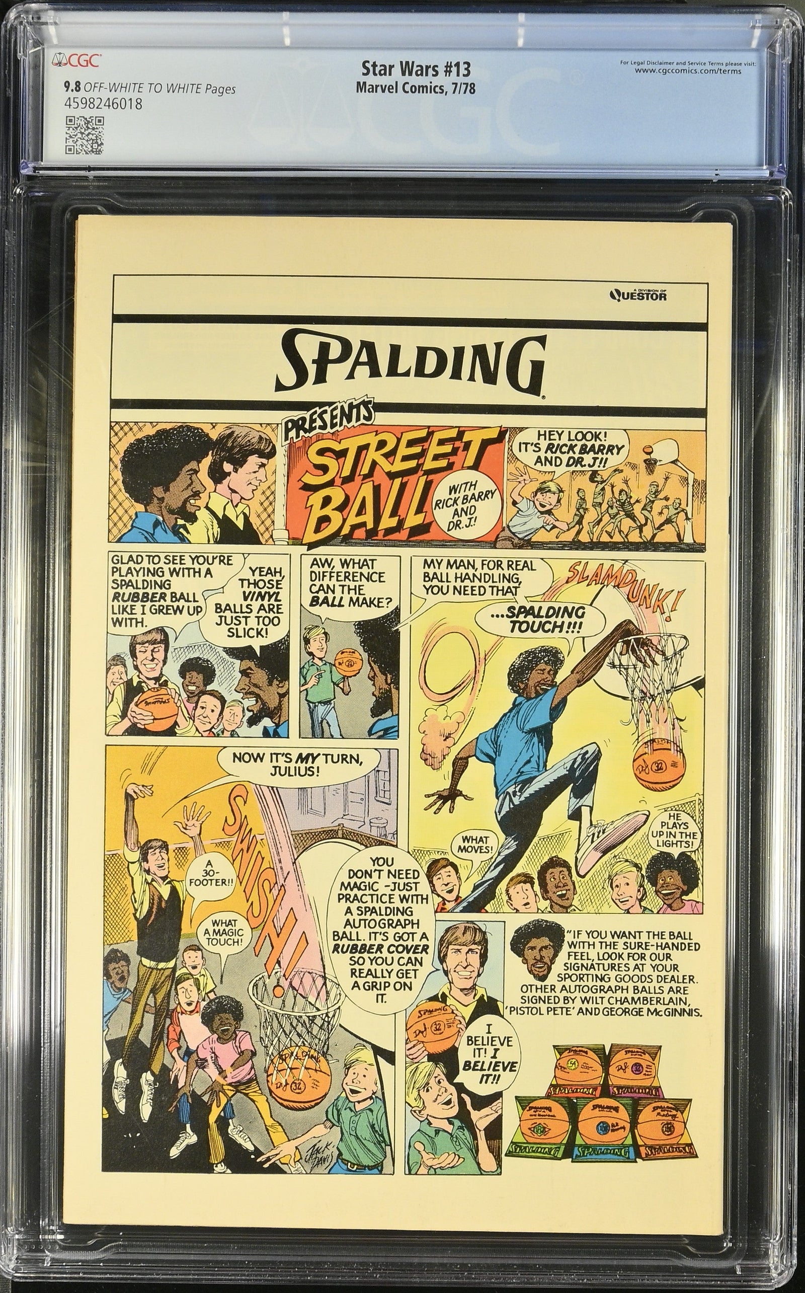 Star Wars #13 (7/78) Graded CGC 9.8