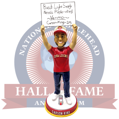 Carson King "Iowa Legend" Bobblehead