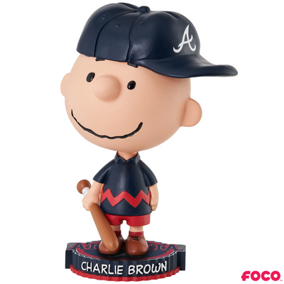 Charlie Brown Peanuts Bighead MLB Bobbleheads