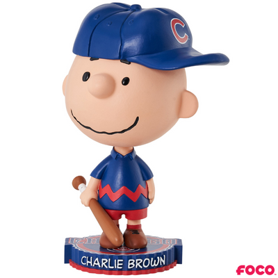 Charlie Brown Peanuts Bighead MLB Bobbleheads