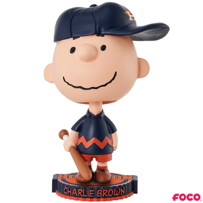 Charlie Brown Peanuts Bighead MLB Bobbleheads