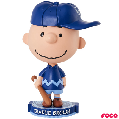 Charlie Brown Peanuts Bighead MLB Bobbleheads