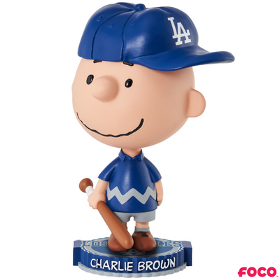 Charlie Brown Peanuts Bighead MLB Bobbleheads