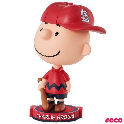 Charlie Brown Peanuts Bighead MLB Bobbleheads