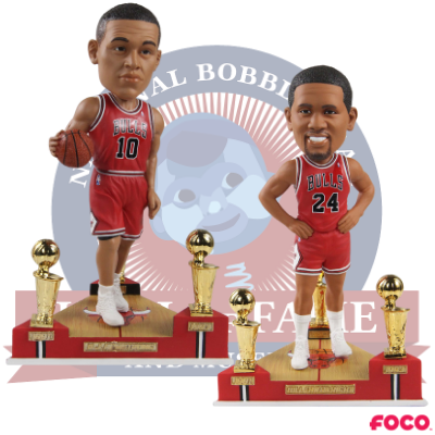 Chicago Bulls 3X NBA Champion Bobbleheads