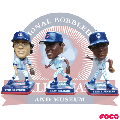 Chicago Cubs Mini Set of 3 Legends Bobbleheads
