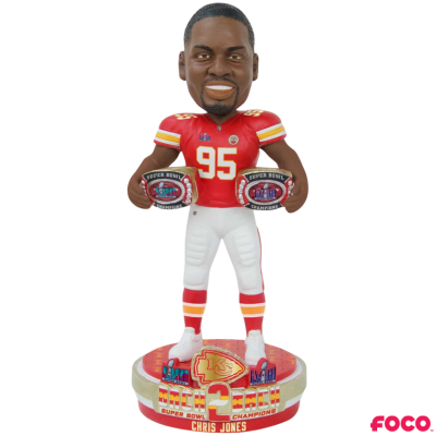 Kansas City Chiefs Super Bowl LVIII 58 Champions Bobbleheads