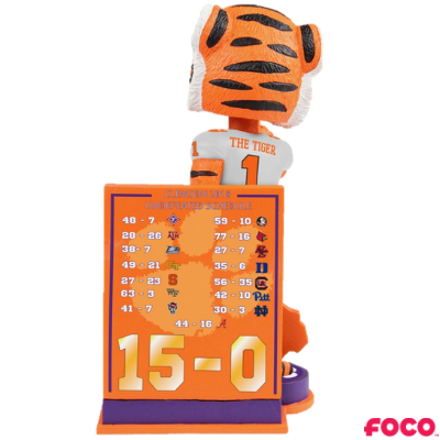 Clemson Tigers 2018 National Champions Special Edition Bobbleheads