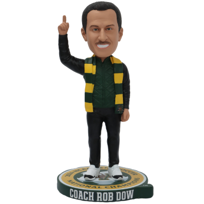 Coach Rob Dow Vermont Catamounts 2024 NCAA Men's Soccer National Champions Bobblehead (Presale)