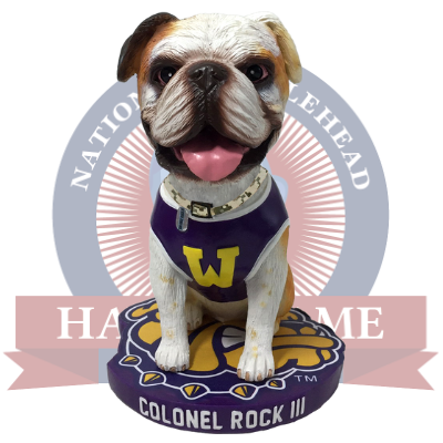 Colonel Rock III Western Illinois Leathernecks Bobblehead