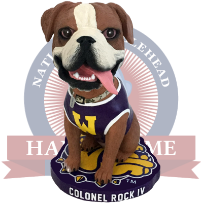 Colonel Rock IV Western Illinois Leathernecks Bobblehead