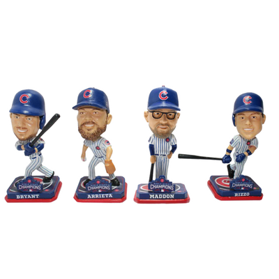 Chicago Cubs 2016 World Series Champions Mini Bobblehead Sets