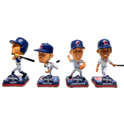Chicago Cubs 2016 World Series Champions Mini Bobblehead Sets