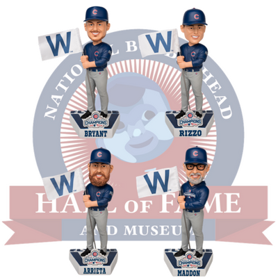 Chicago Cubs 2016 World Series Fly the W Bobbleheads