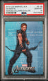 2012 UPPER DECK MARVEL AVENGERS ASSEMBLE HEROES/VILLAINS EVOLVE HAWKEYE #E-28 - PSA 10