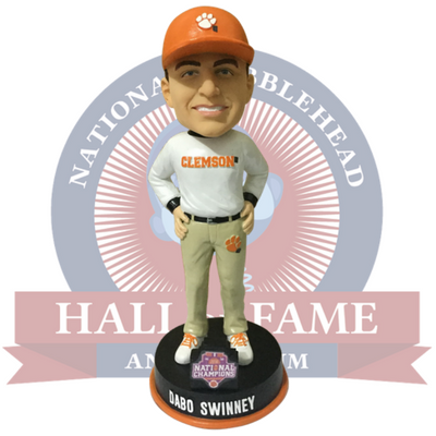 Clemson Tigers Dabo Swinney NCAA College Football National Champions Bobblehead