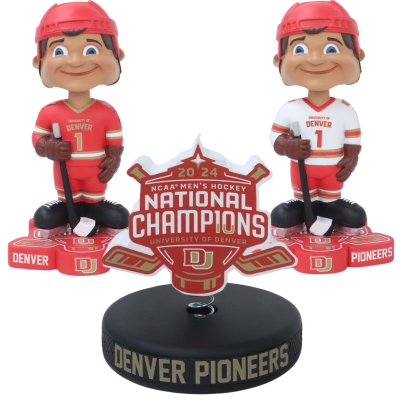 Denver Pioneers 2024 NCAA Men's Hockey National Champions Bobbleheads