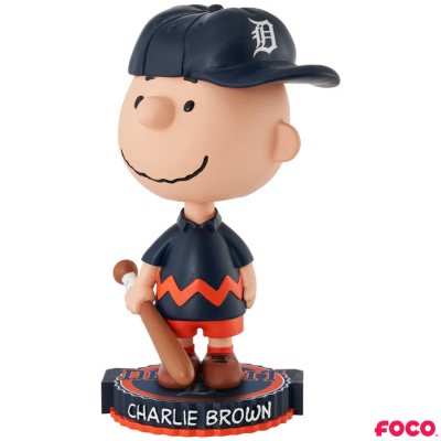Charlie Brown Peanuts Bighead MLB Bobbleheads