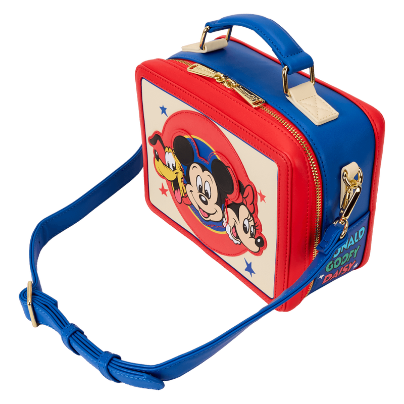 Disney Classic Mickey Mouse & Friends Vintage Lunchbox Crossbody Bag by Loungefly