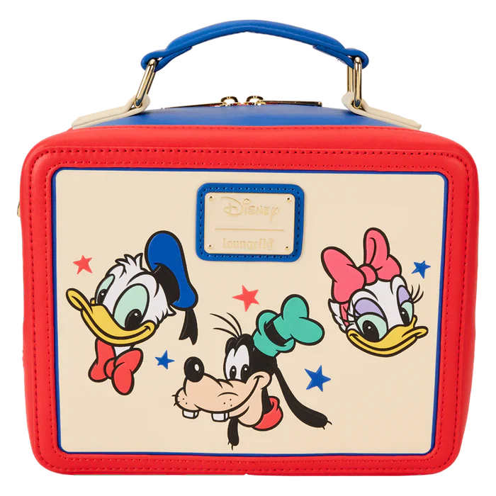 Disney Classic Mickey Mouse & Friends Vintage Lunchbox Crossbody Bag by Loungefly