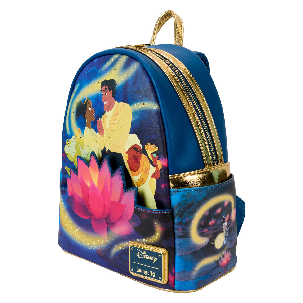 Disney Princess & The Frog 15th Anniversary Glow-in-The-Dark Mini Backpack by Loungefly