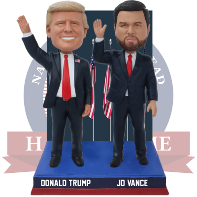 Donald Trump and JD Vance Election Night Victory Dual Bobblehead (Presale)