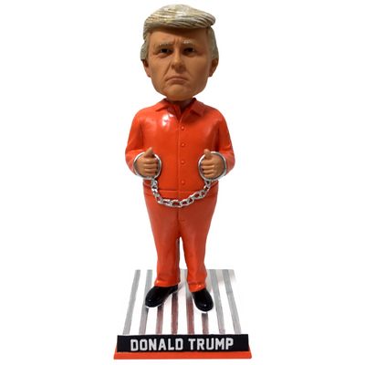 Donald Trump Paper Towel and Prison Bobbleheads