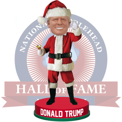 Donald Trump Santa Christmas Bobblehead (Presale)