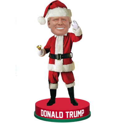 Donald Trump Santa Christmas Bobblehead (Presale)