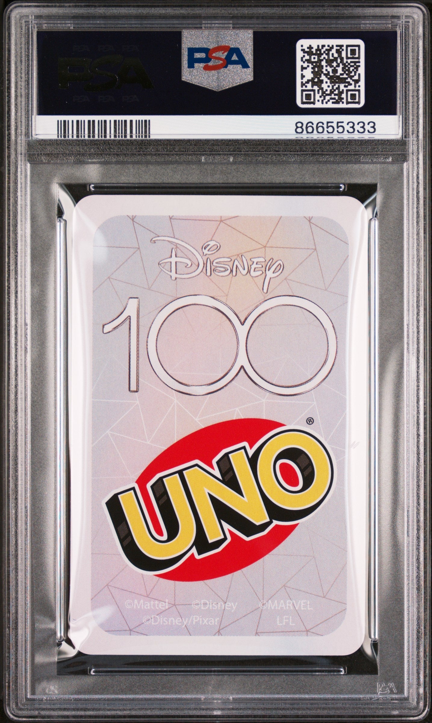 2023 UNO DISNEY 100 DARTH VADER YELLOW 4 PSA 10