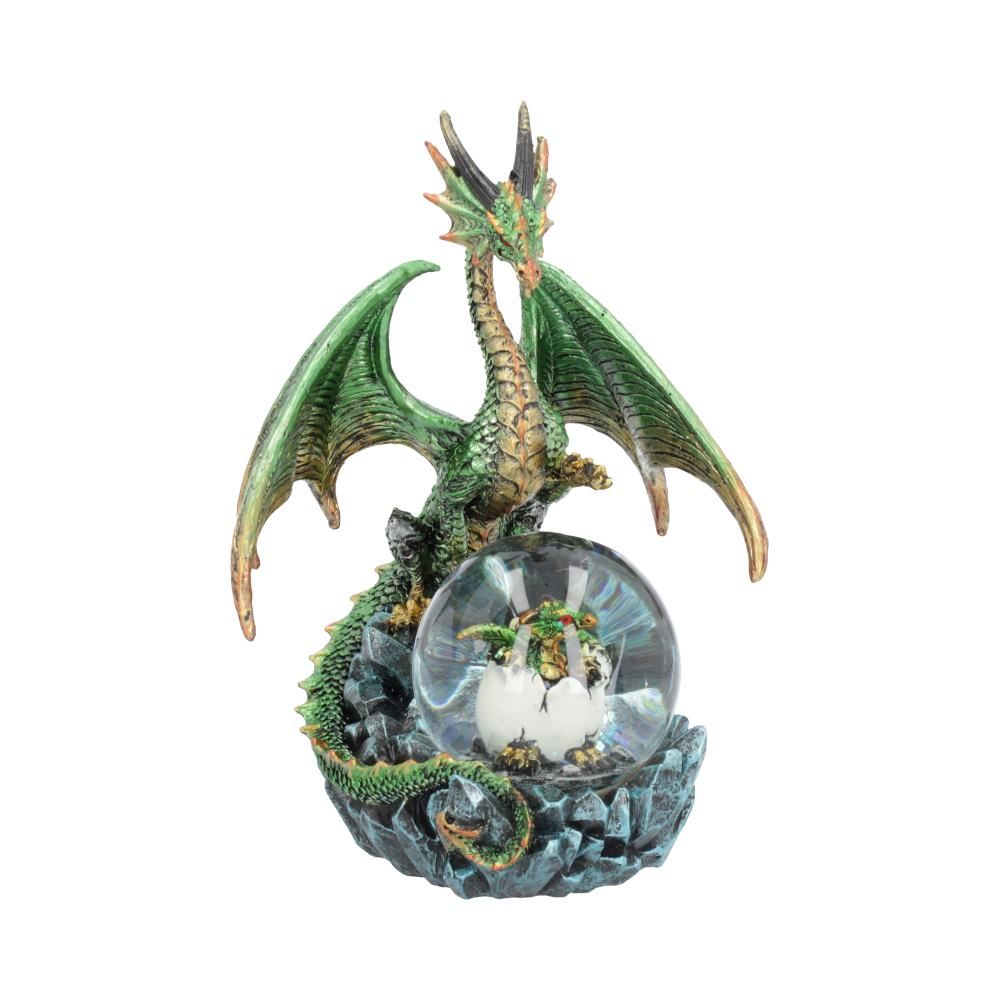 Fantasy Emerald Oracle Green Dragon Figurine