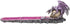 Fantasy Purple Dragon Incense Burner