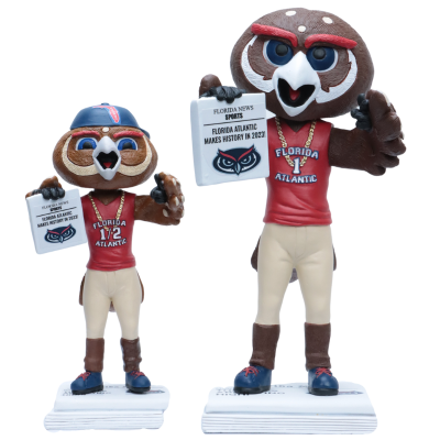 Florida Atlantic Owls 2023 Commemorative Bobbleheads
