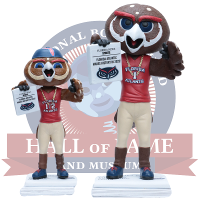 Florida Atlantic Owls 2023 Commemorative Bobbleheads