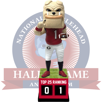 Georgia Bulldogs Football Top 25 Ranking Tracker Bobblehead