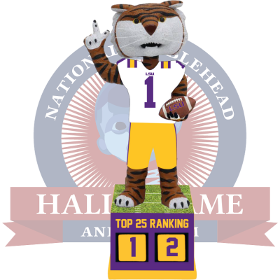 LSU Tigers Football Top 25 Ranking Tracker Bobblehead